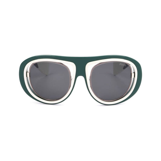 EMILIO PUCCI SUNGLASSES Mod. EP0059 SHINY DARK GREEN SUNGLASSES & EYEWEAR