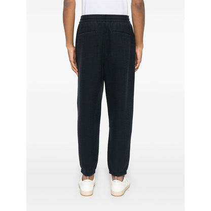Emporio Armani ASV Lyocell blend jersey joggers with all-over lettering