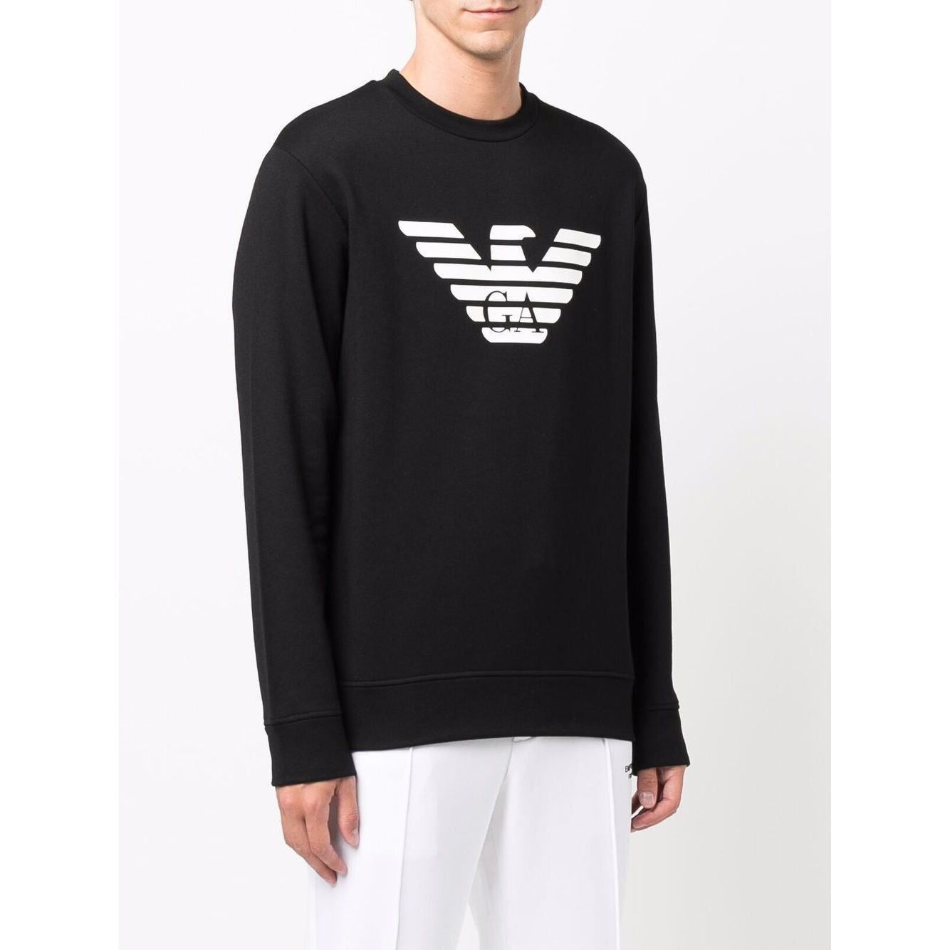 Emporio Armani Sweaters Black Topwear