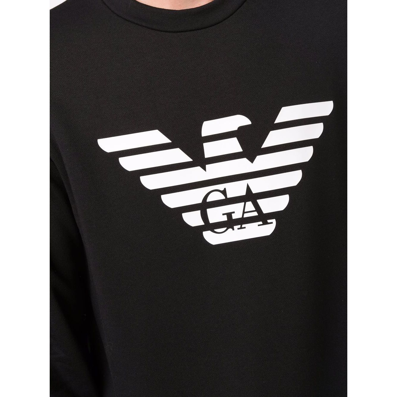 Emporio Armani Sweaters Black Topwear