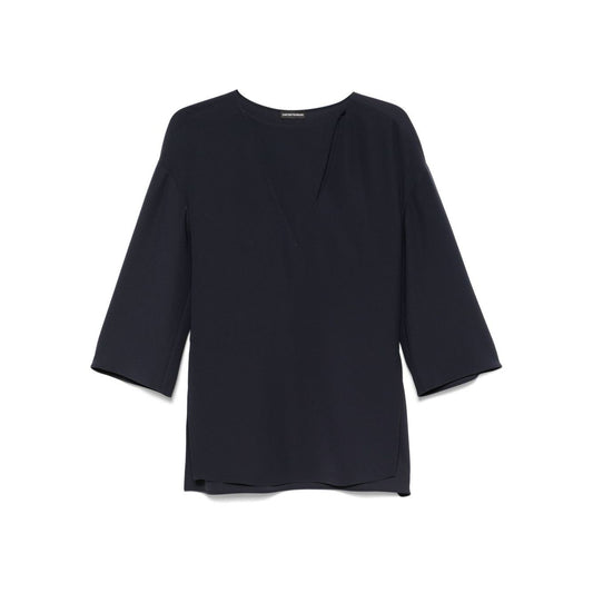 Emporio Armani cady blouse Topwear