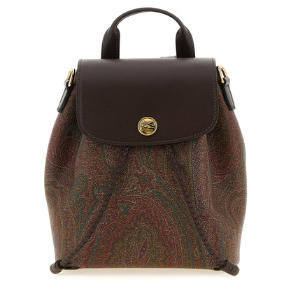 Etro Multicolor Cotton Backpack