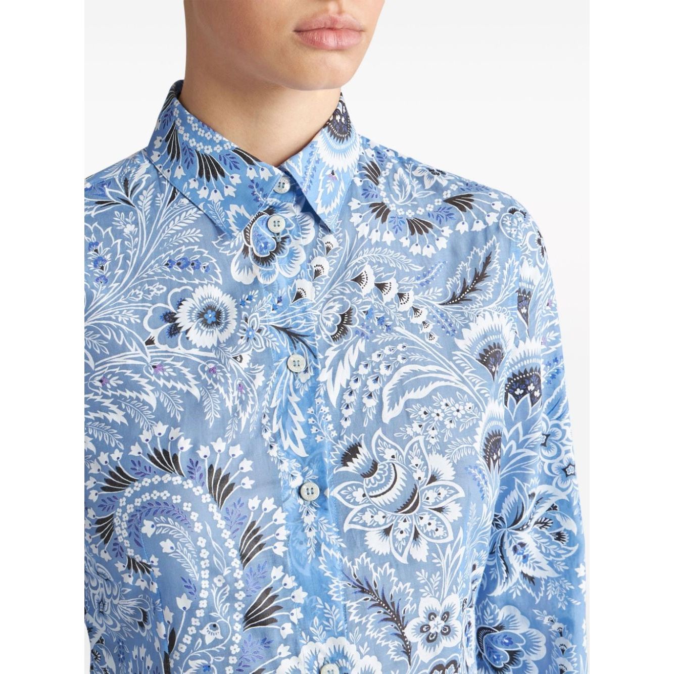 Etro Shirts Clear Blue