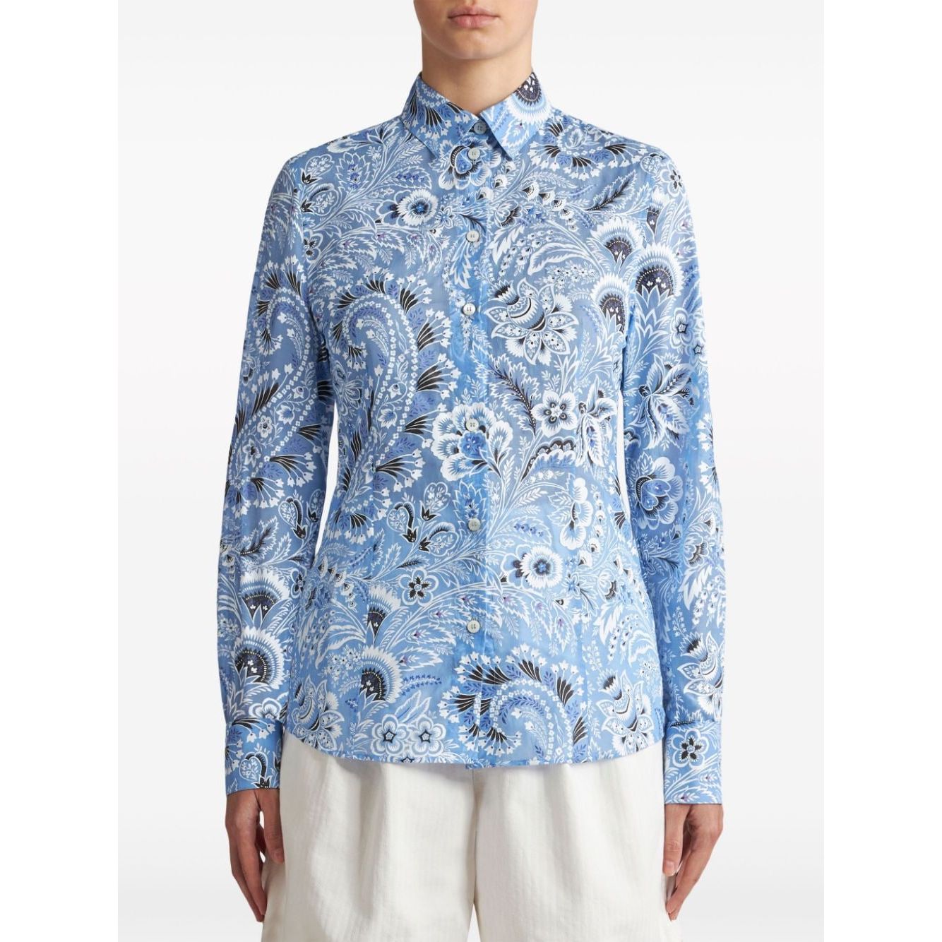 Etro Shirts Clear Blue