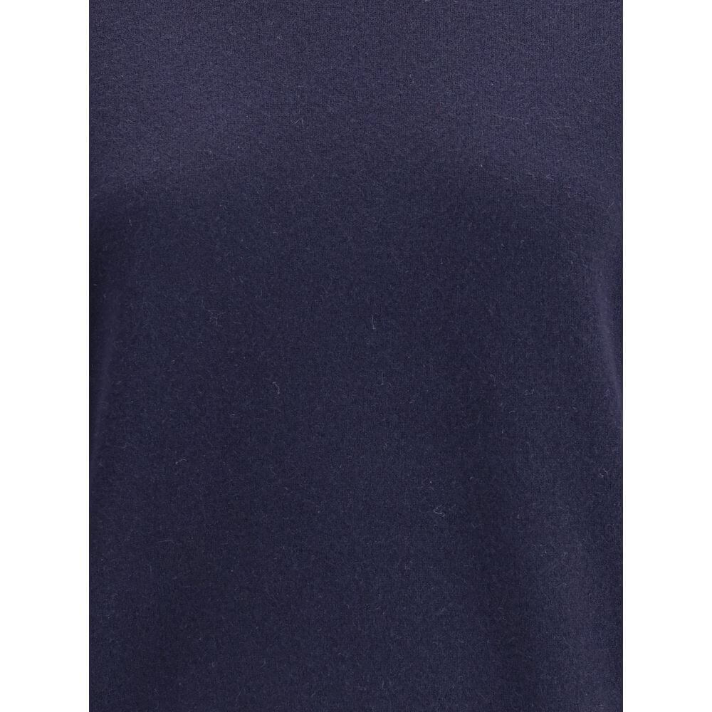 Extreme Cashmere Blue Cashmere Cashmere Sweater with modern design and ribbed detailing for AW25 season, made of 88% kashmir.
