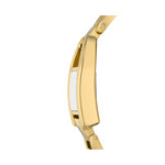 Side view of FOSSIL Mod. HARWELL lady's wristwatch with 28 mm case in official packaging.