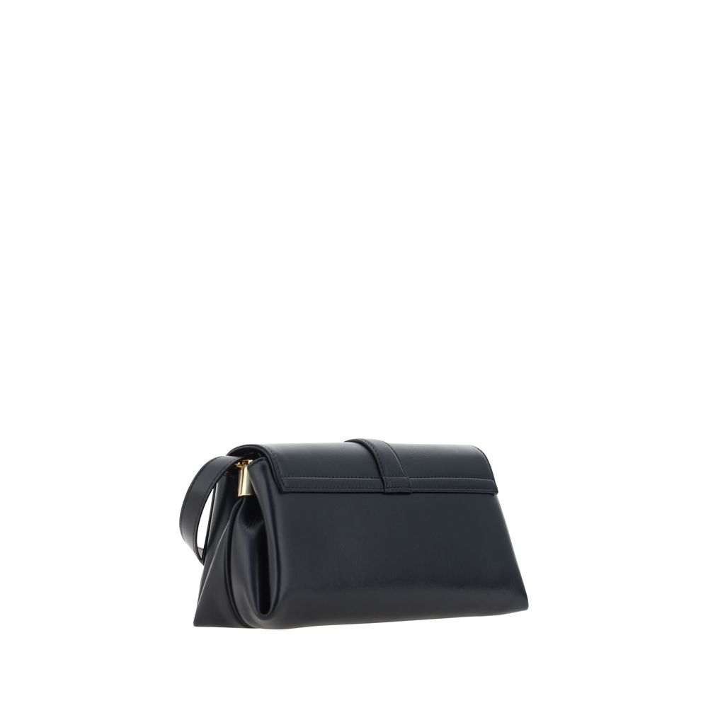 Front view with bag zipped and handles upright.