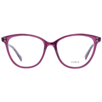 Furla Elegant Cat Eye Purple Eyeglasses for Women with durable plastic full-rim design, ideal for a chic and sophisticated look.