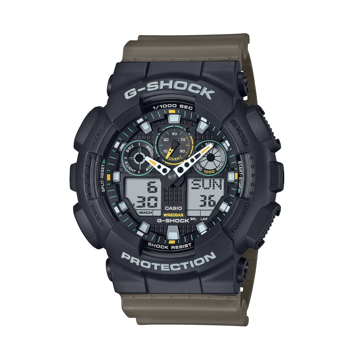 CASIO G-SHOCK Mod.OVERSIZED - TWO TONE UTILITY COLOURS WATCHES