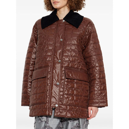 GANNI Jackets Brown Jackets