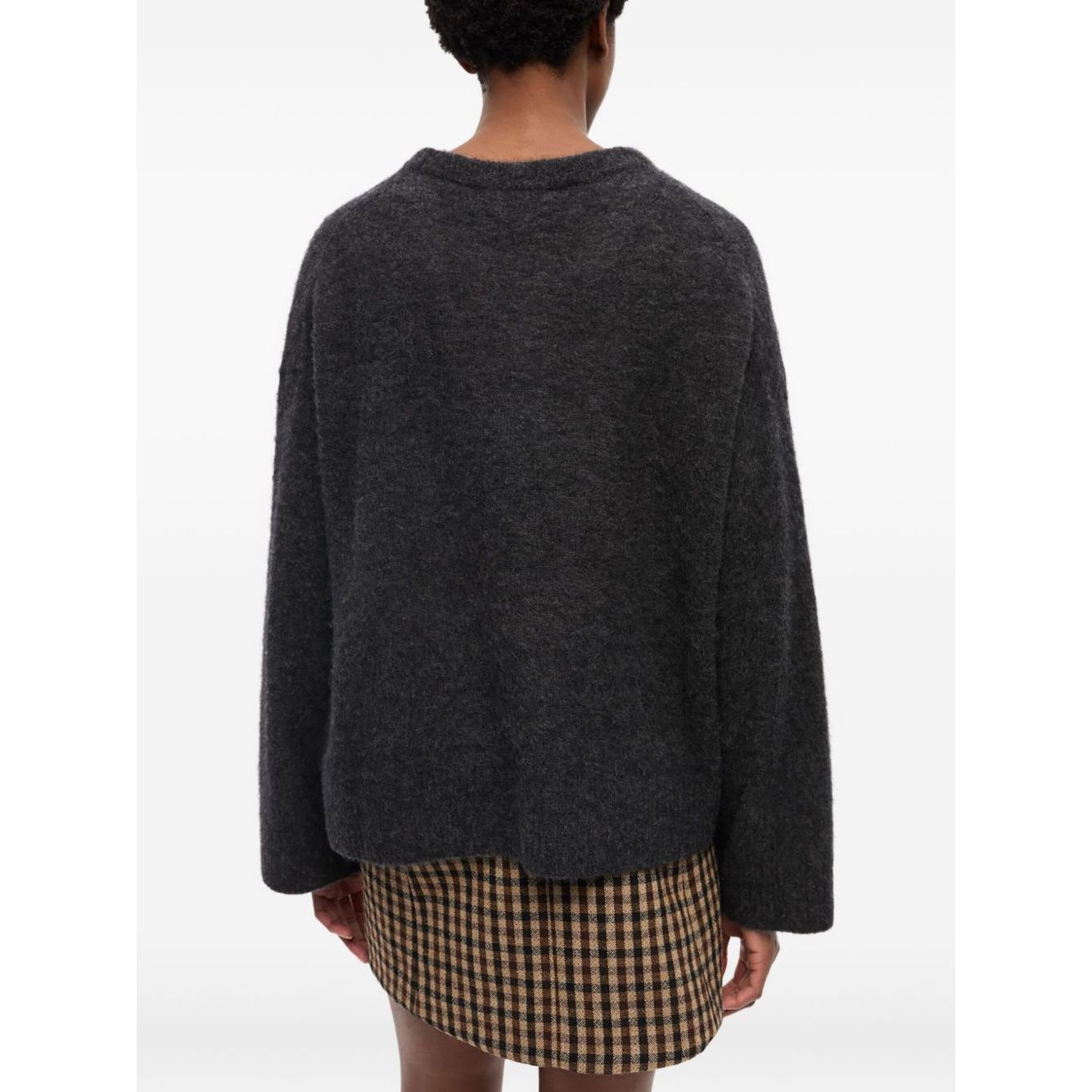 GANNI Sweaters Grey Topwear