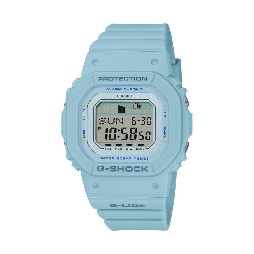 CASIO G-SHOCK Mod. G-LIDE Mid-Blue - SURF TIDE GRAPHS WATCHES