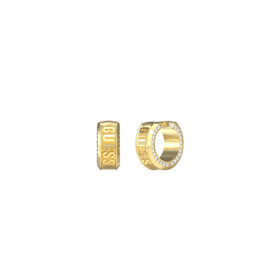 GUESS JEWELS JEWELRY Mod. JUME05013JWYGT-U gold hoop earrings
