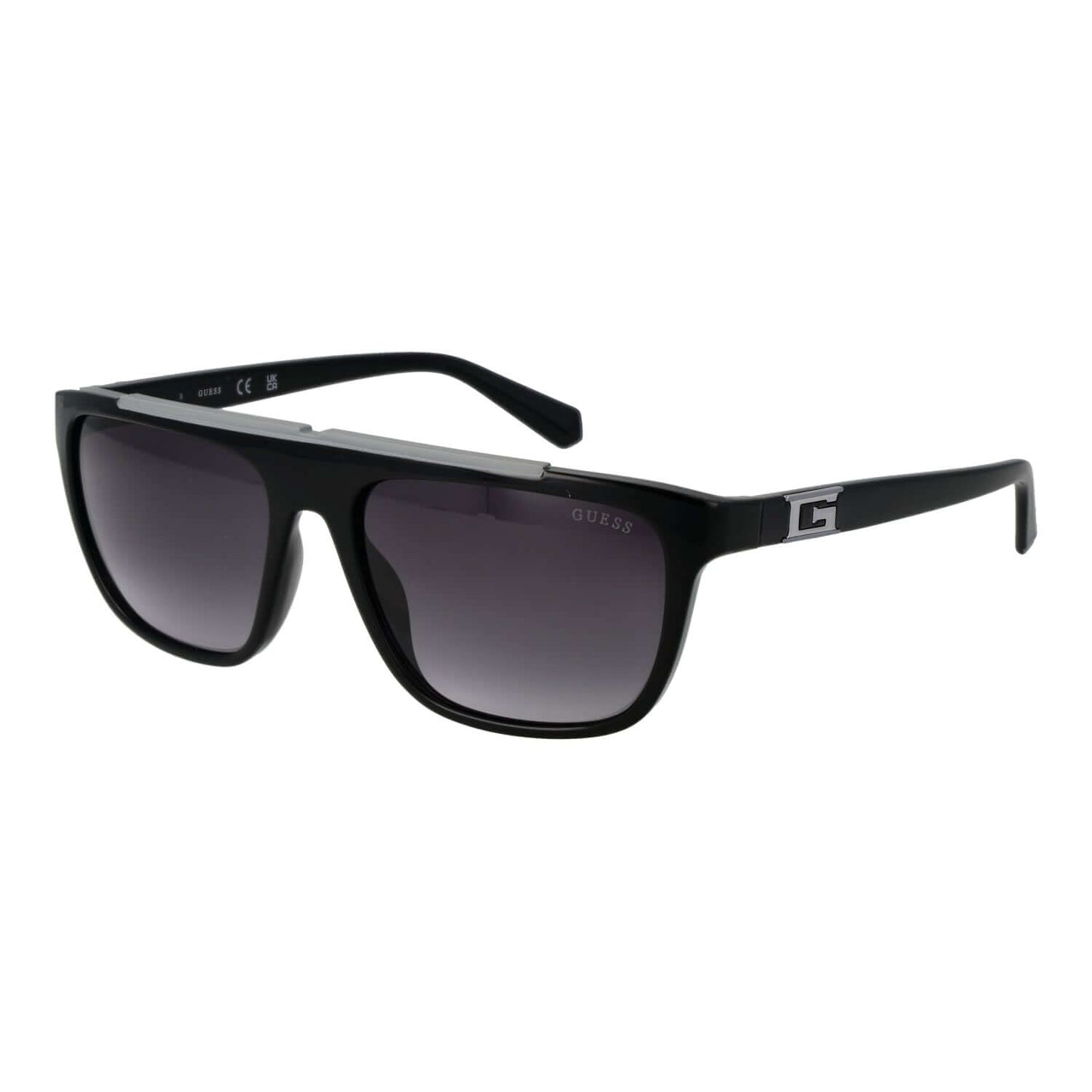 Alt Tag: GUESS MOD. GU00122 5701B gent sunglasses with black frame and tinted lenses