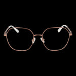Stylish lady's eyeglasses, model GUESS MOD. GU2780 57028, featuring a chic and elegant metal frame against a black background.