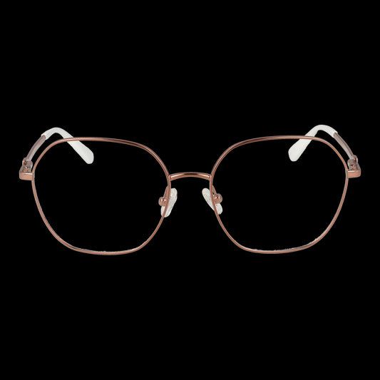 Stylish lady's eyeglasses, model GUESS MOD. GU2780 57028, featuring a chic and elegant metal frame against a black background.