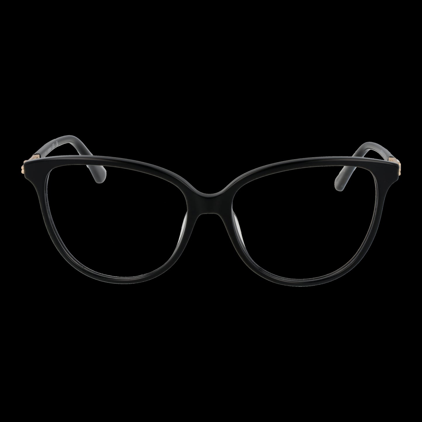GUESS MOD. GU2905 55001 lady eyeglasses, stylish black frame, front view.
