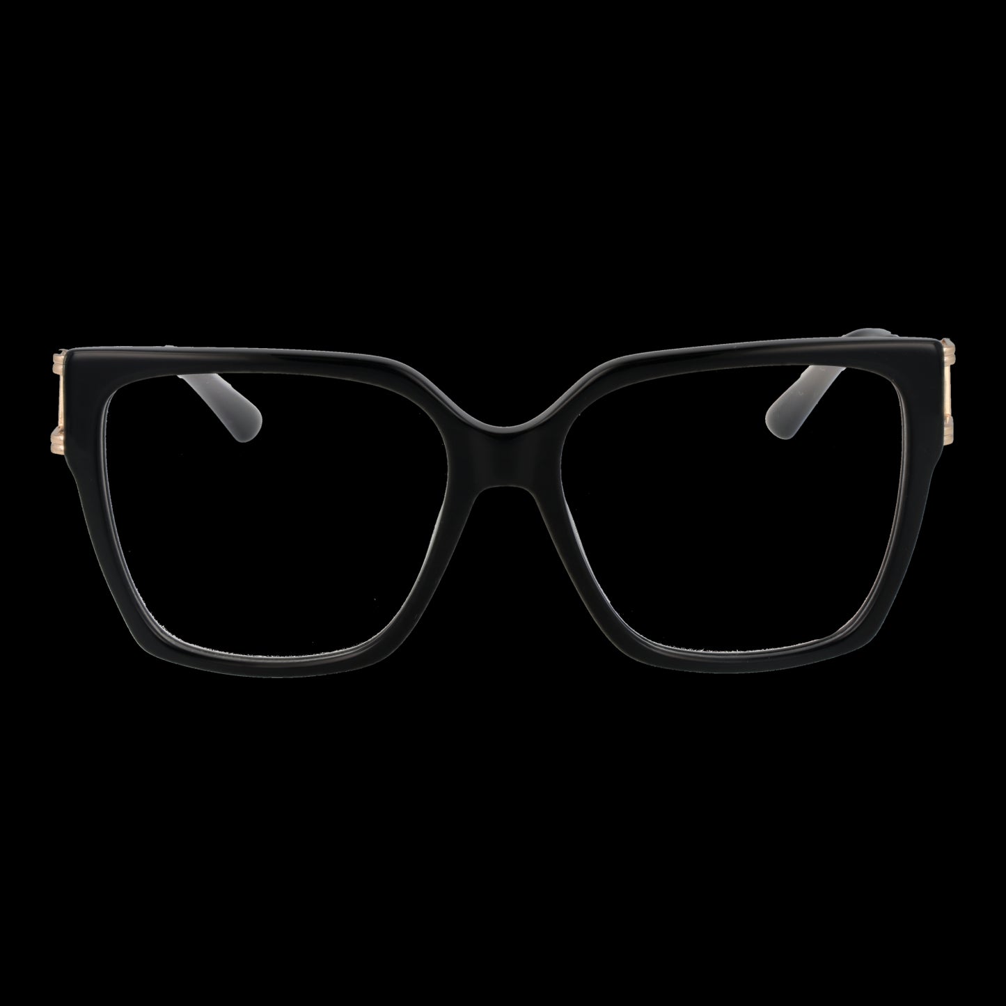 Stylish lady eyewear GUESS MOD. GU2910 55001 in black frame on display