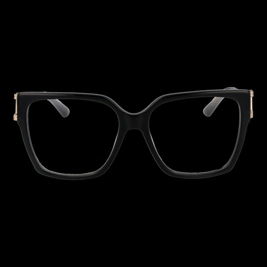 Stylish lady eyewear GUESS MOD. GU2910 55001 in black frame on display