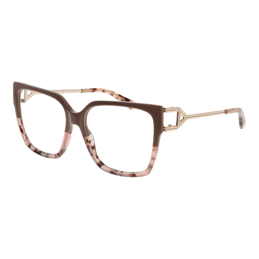 GUESS MOD. GU2910 55059 Lady Eyeglasses in brown and pink with geometric frames for stylish women