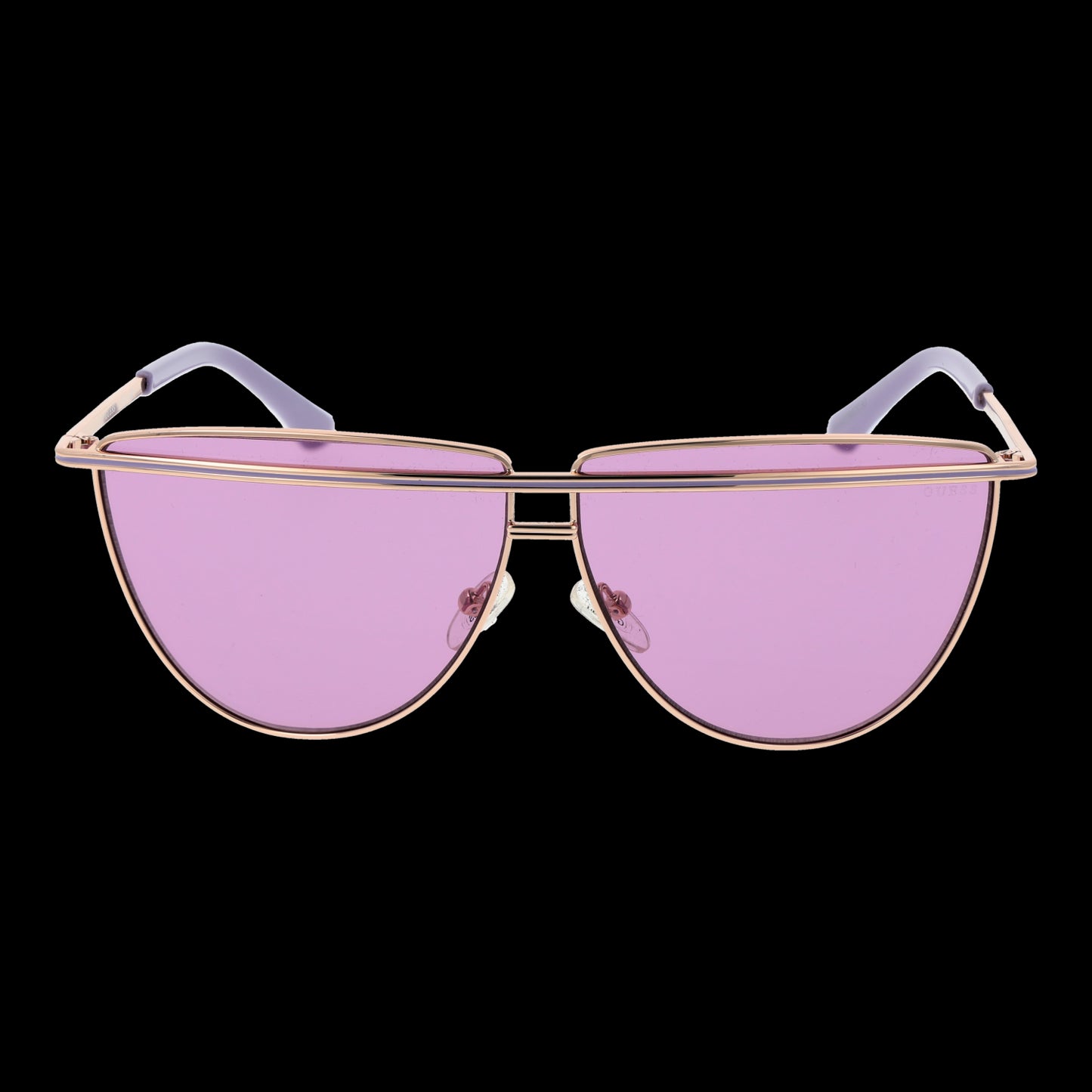 GUESS MOD. GU7852 6332Y Lady sunglasses with pink lenses and gold frame