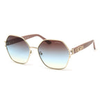 GUESS MOD. GU7913 unisex metal sunglasses in gold, gradient blue lenses