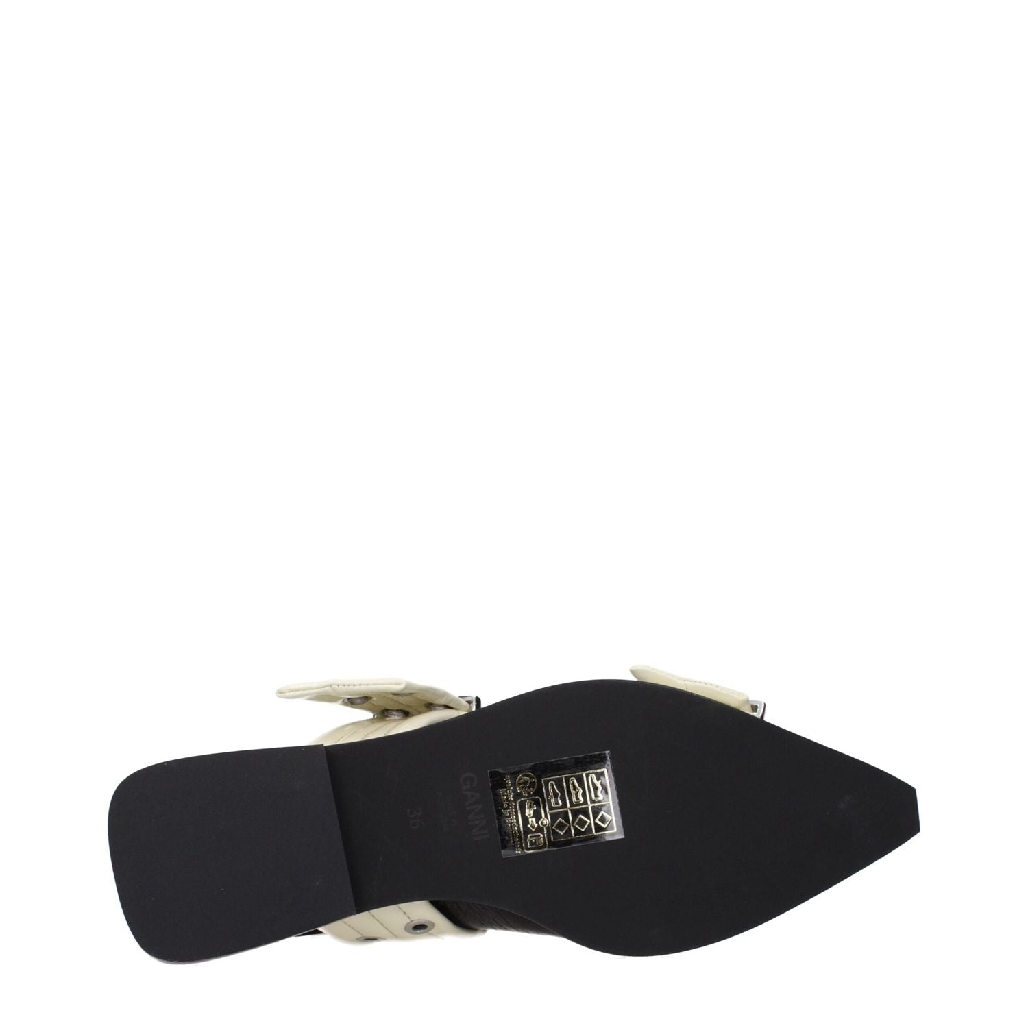 Ganni Black Polyethylene Sandals