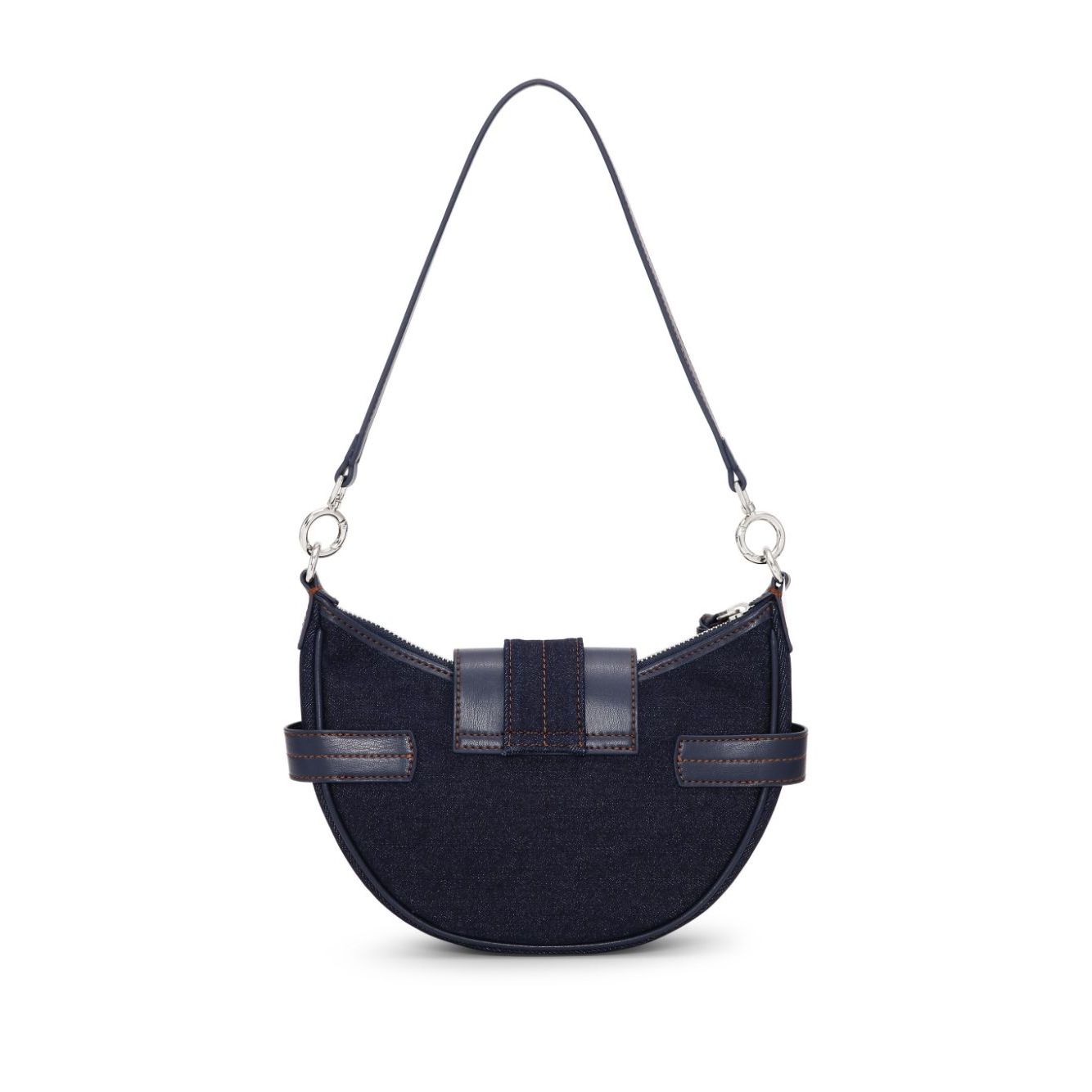 Ganni Buckle small denim cross-body bag Shoulder