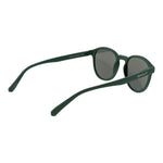 Gant Green Men Sunglass with round plastic frames and 100% UVA & UVB protection, featuring green lenses and full-rim style.
