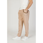 Gianni Lupo Beige Polyester Pant