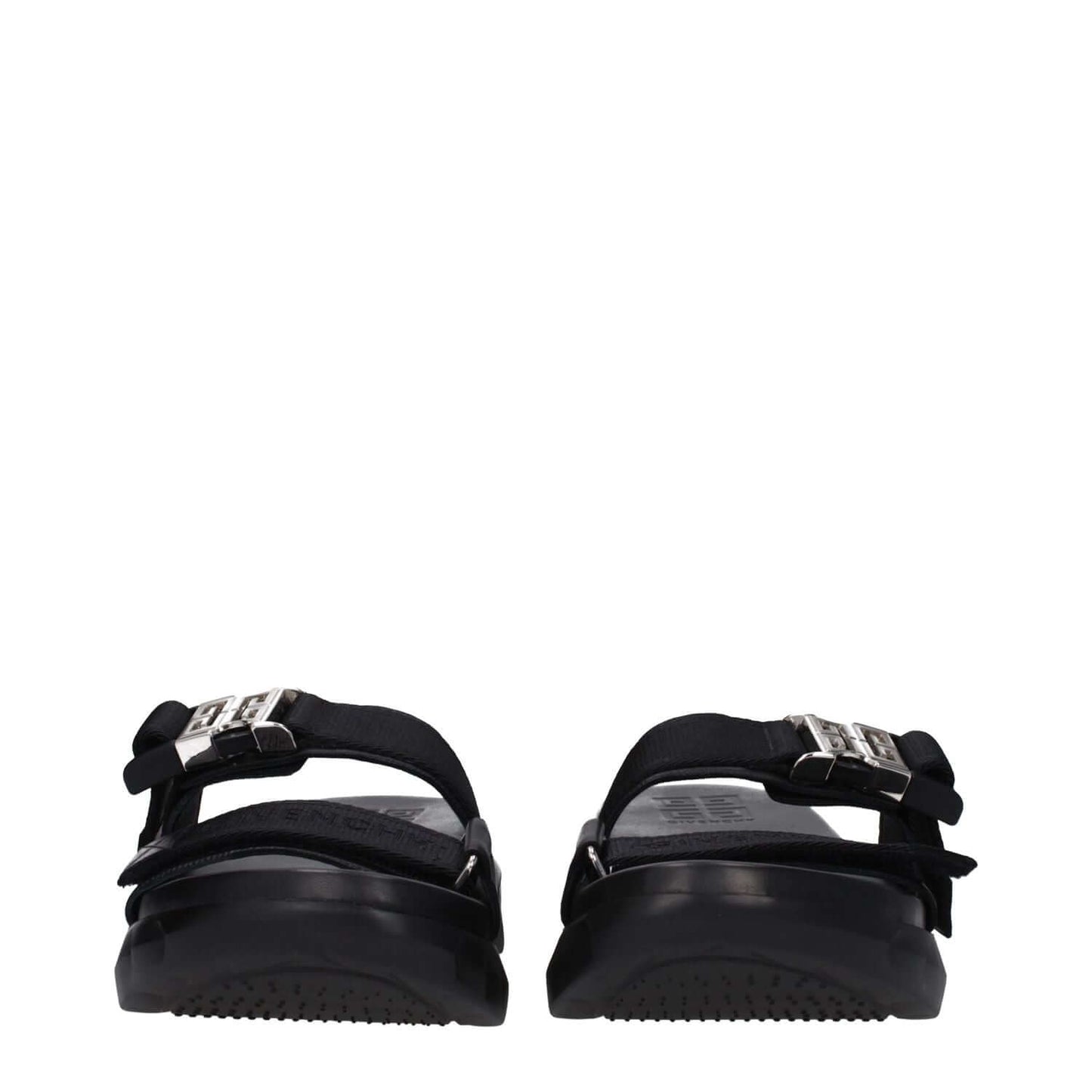 Givenchy Black Fabric Slippers