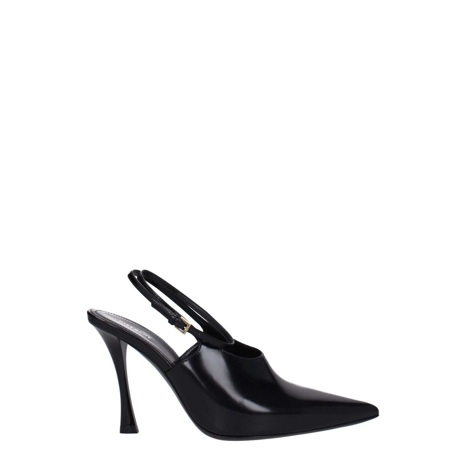 Givenchy Black Leather High Heel Pumps