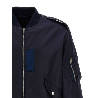 Givenchy Blue Polyamide Bomber