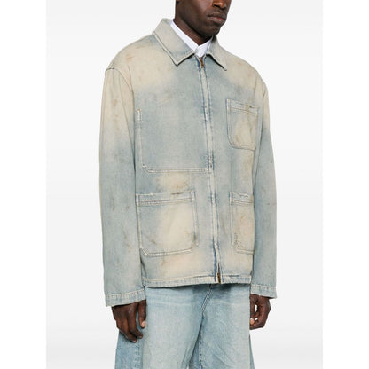 Golden Goose Coats Clear Blue Jackets