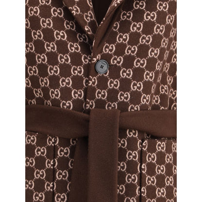 Gucci Brown Wool Coat