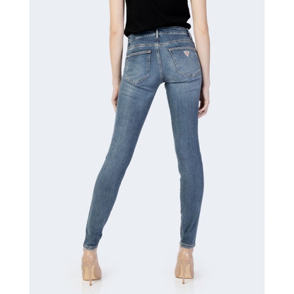 Guess Blue Cotton Skinny Jeans