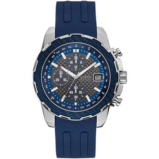 Guess Blue Rubber Sport Watch