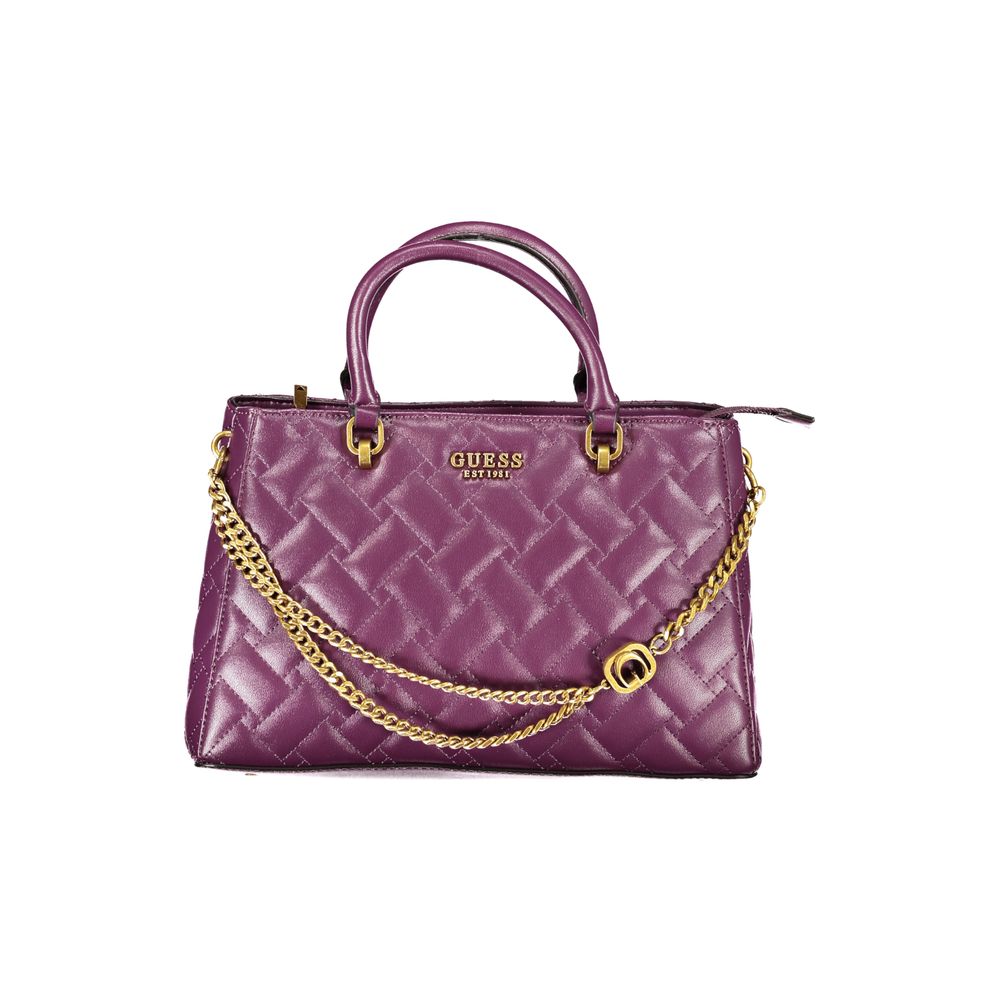 Front view with bag zipped and handles upright.