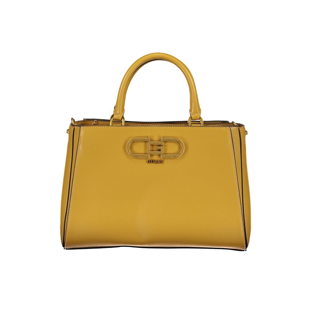 Front view with bag zipped and handles upright.