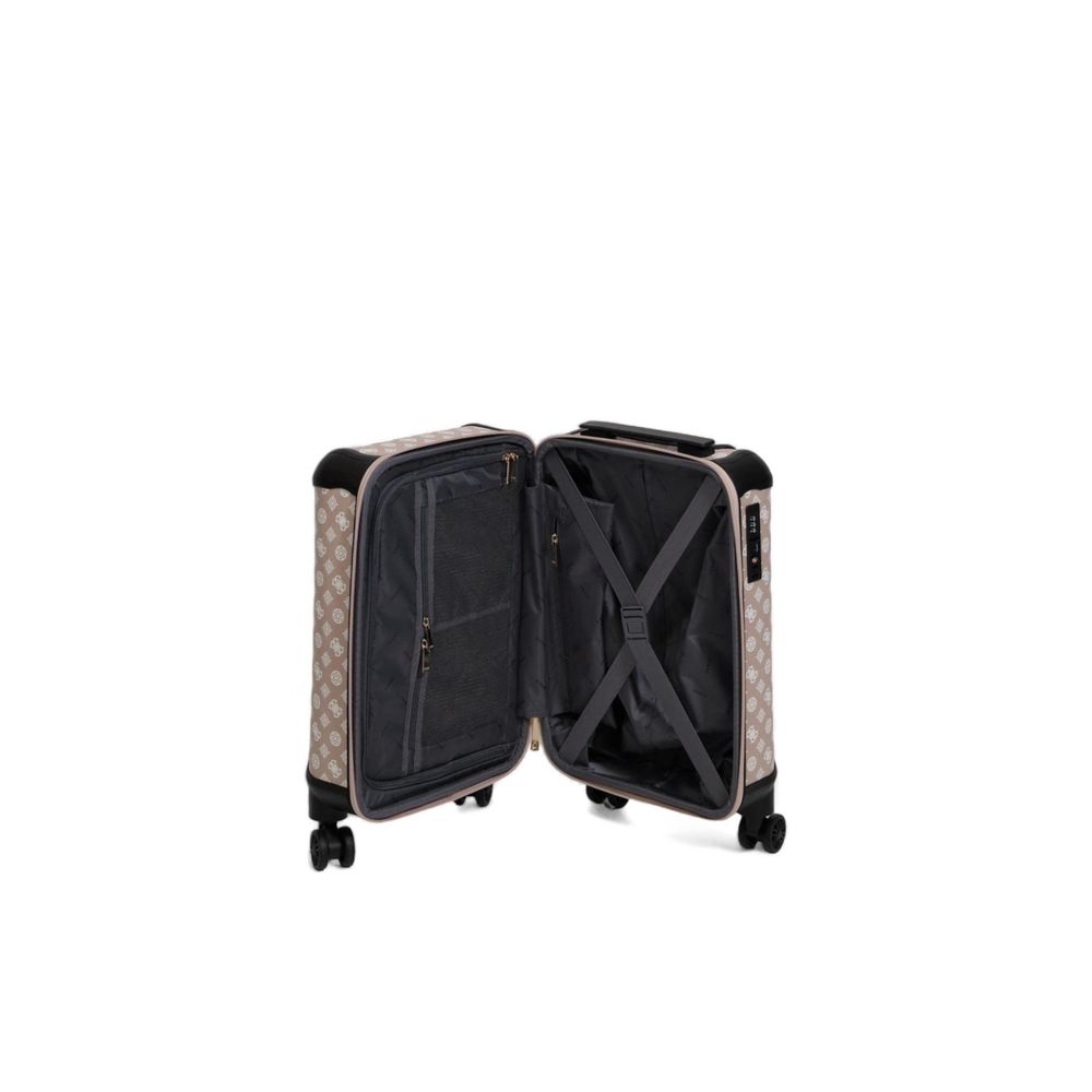 Front view with bag zipped and handles upright.