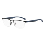 HUGO BOSS MOD. BOSS 1543_F glasses for gent, sleek design in black and blue frame.