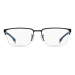 Stylish HUGO BOSS MOD. BOSS 1543_F gent eyewear with sleek black frame and clear lenses.