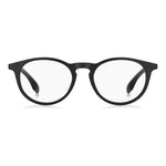 HUGO BOSS MOD. BOSS 1545 unisex acetate glasses with black frames. Modern eyewear for men and women.