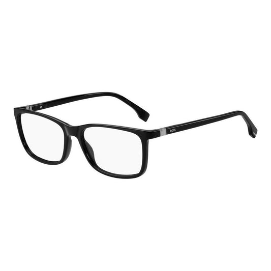 HUGO BOSS MOD. BOSS 1573 rectangular black eyeglasses for men