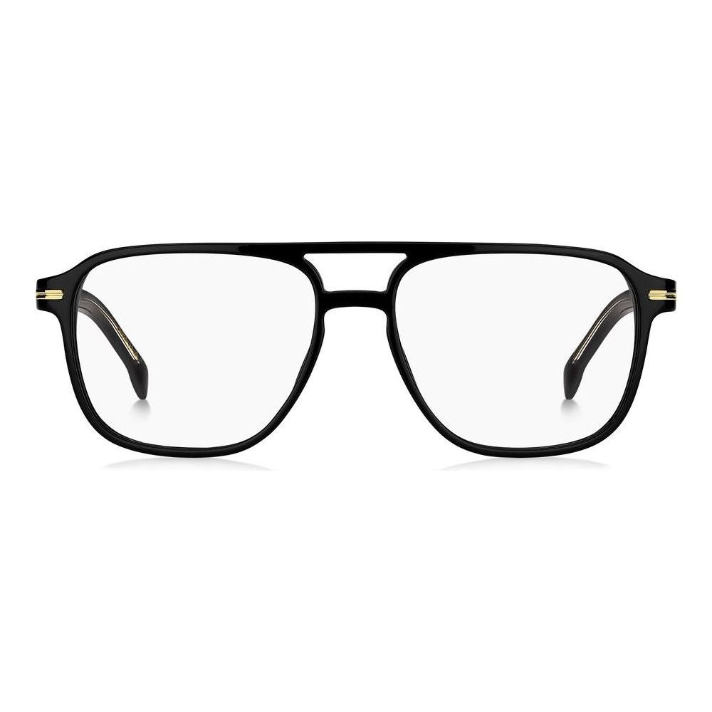 HUGO BOSS MOD. BOSS 1600 gent glasses with classic black frame, ideal for fashion-conscious men seeking style and quality eyewear.