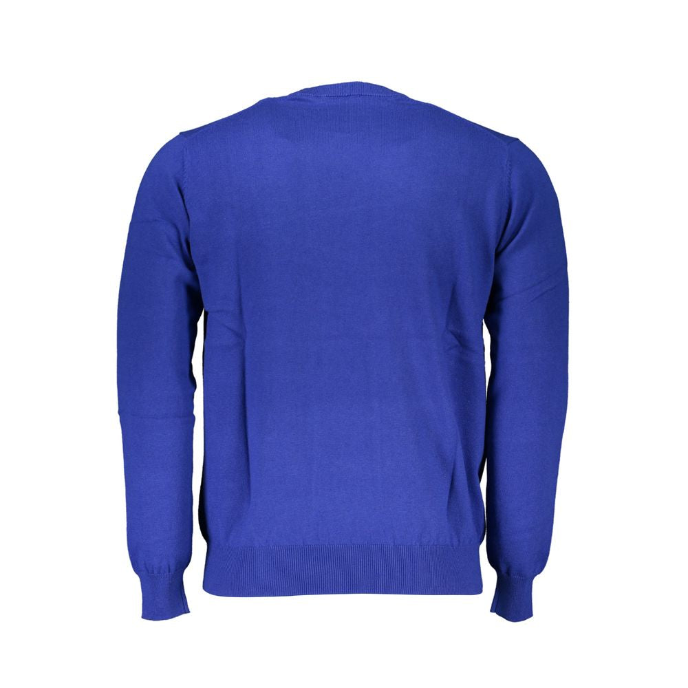 Harmont & Blaine Blue Cotton Men's Sweater