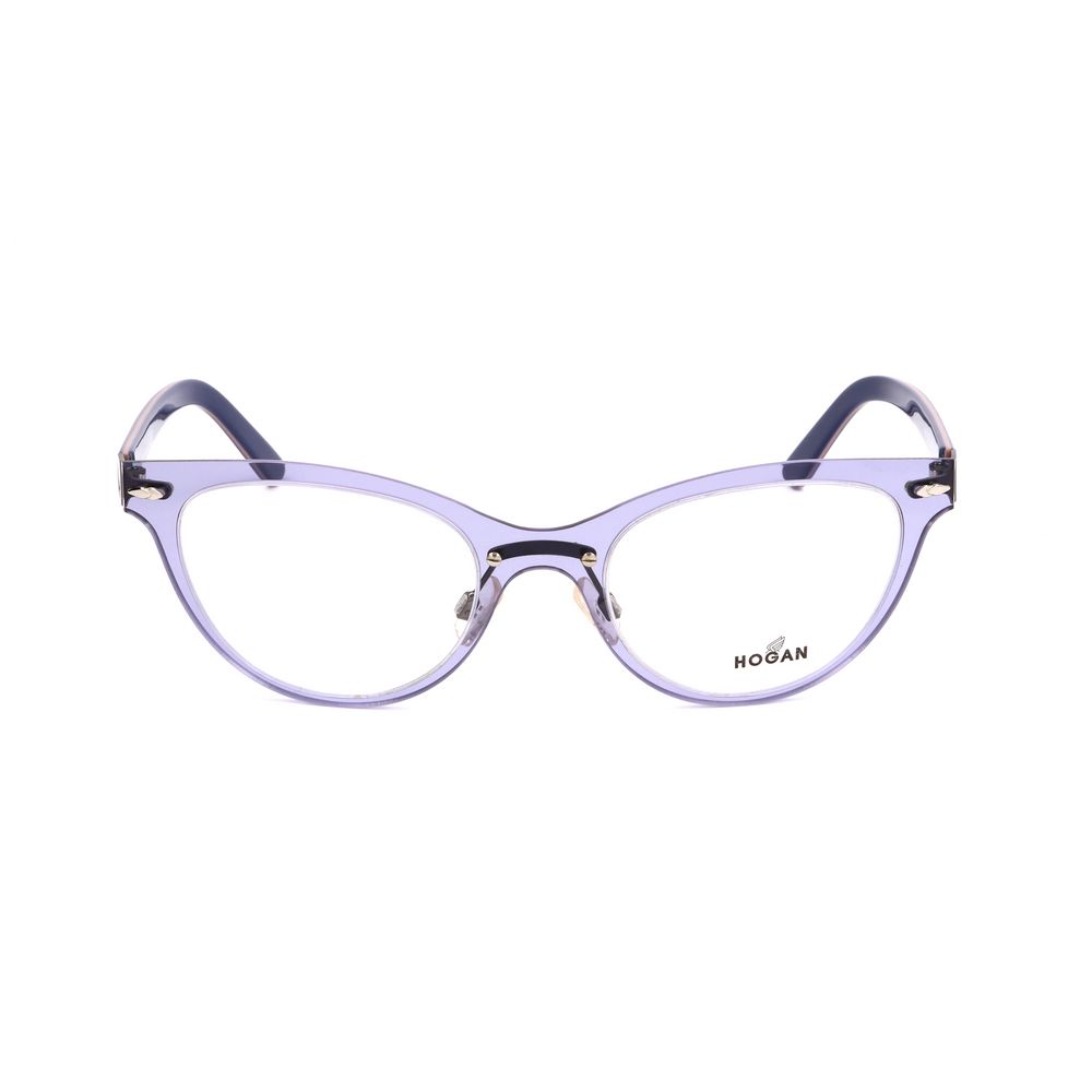 Hogan Light Blue Plastic Frames for women, model HO5019090, bright blue color, lens/bridge/temple size 51/20/135 mm