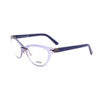 Hogan Light Blue Plastic Frames, model HO5019090, bright blue color, lens size 51/20/135mm, women's eyewear.