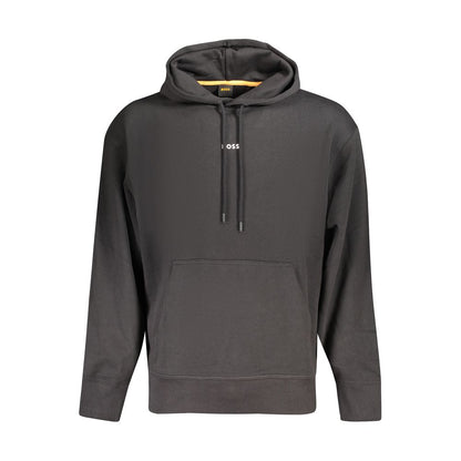Hugo Boss Black Cotton Men's Hoodie