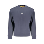 Hugo Boss Blue Cotton Men Sweater